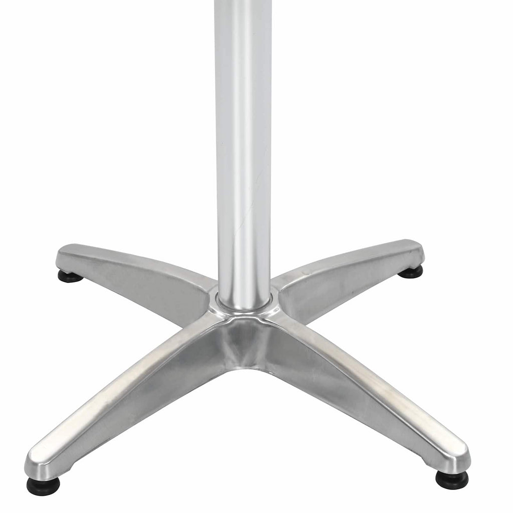 vidaXL Tisch Silber Aluminium und Kunststoff