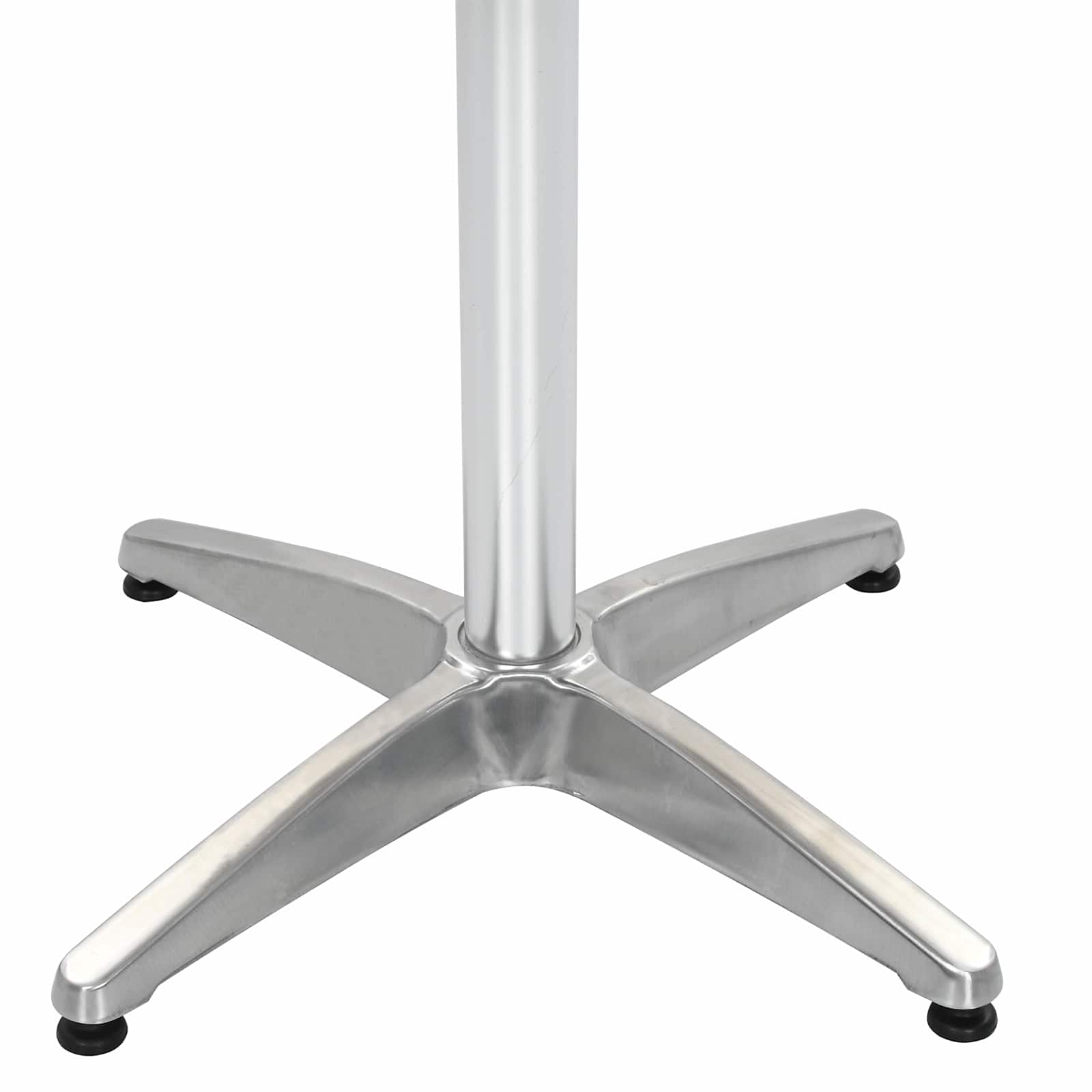 vidaXL Tisch Silber Aluminium und Kunststoff
