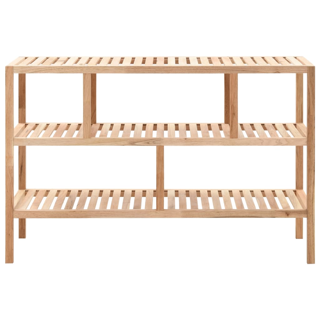 vidaXL Badregal Massivholz Walnuss 100x40x65 cm