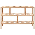 vidaXL Badregal Massivholz Walnuss 100x40x65 cm
