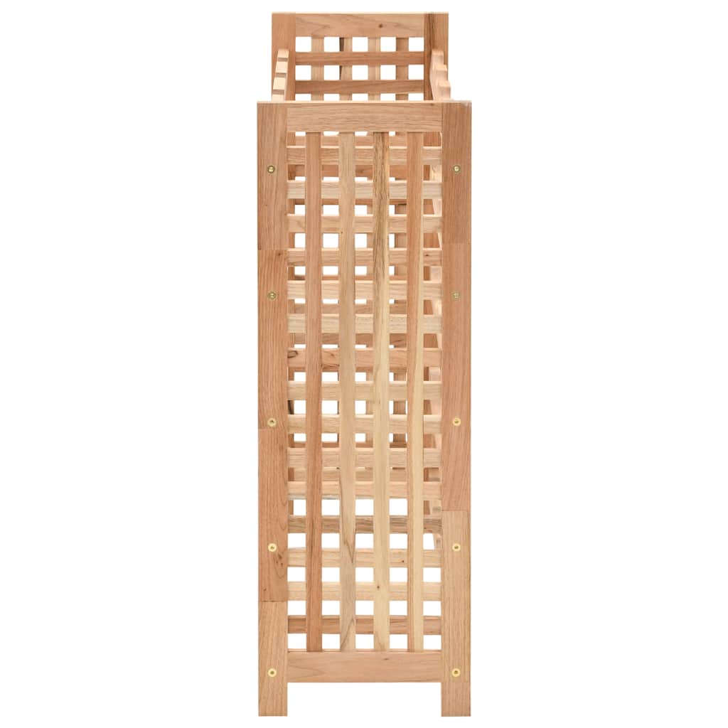 vidaXL Weinregal für 25 Flaschen Nussbaumholz Massiv 63x25x73 cm
