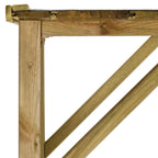 vidaXL Geräteschuppen mit Unterstand Kiefernholz 253×80×170 cm