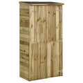 vidaXL Geräteschuppen Kiefernholz 85×48×177 cm