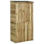 vidaXL Geräteschuppen Kiefernholz 85×48×177 cm