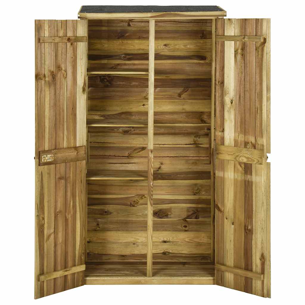 vidaXL Geräteschuppen Kiefernholz 85×48×177 cm
