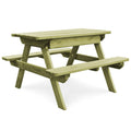 vidaXL Kinder-Picknicktisch 90x90x58 cm Imprägniertes Kiefernholz