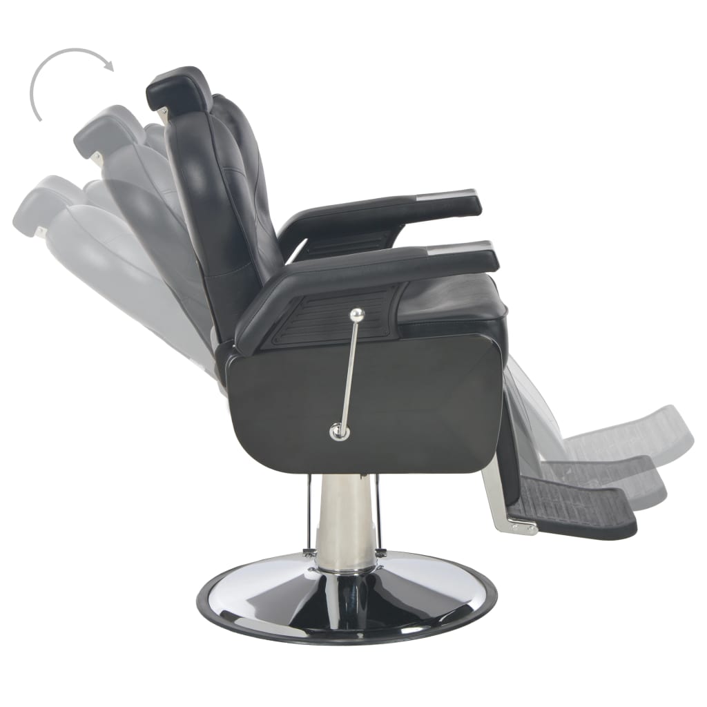 vidaXL Friseurstuhl Schwarz 72×68×98 cm Kunstleder