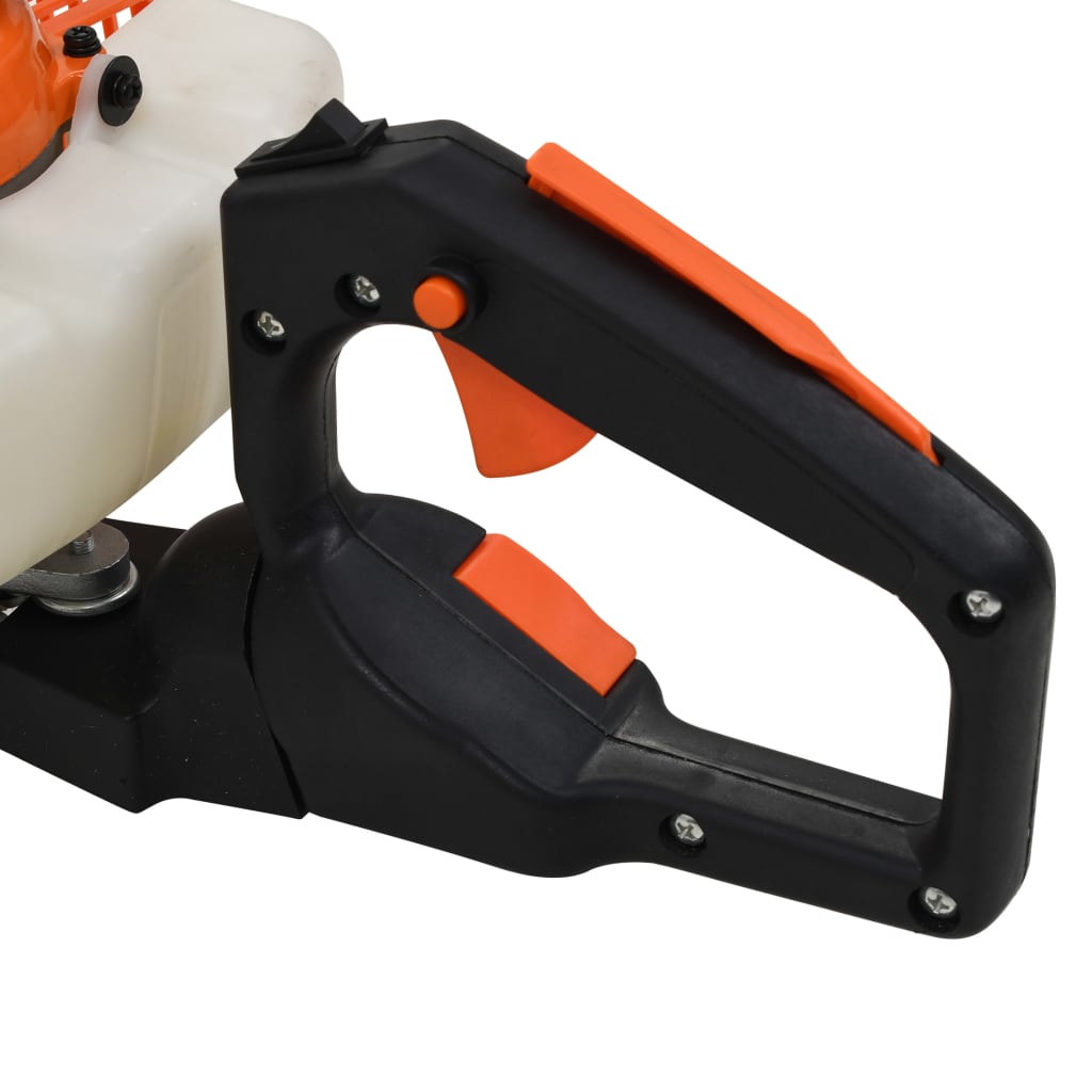 vidaXL Benzin-Heckenschere Orange und Schwarz 722 mm