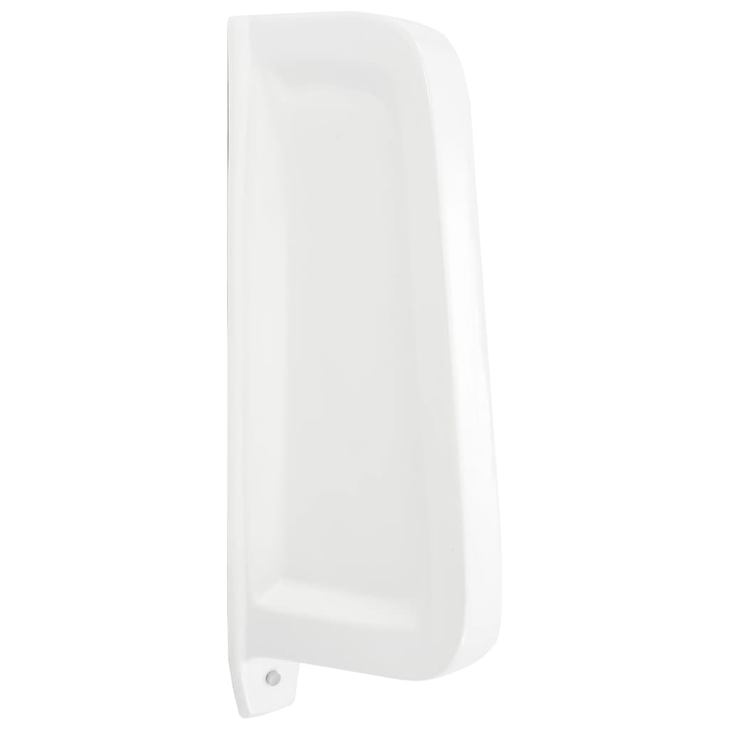 vidaXL Urinal Trennwand Wandmontage Keramik Weiß