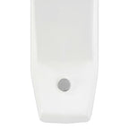 vidaXL Urinal Trennwand Wandmontage Keramik Weiß