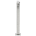 vidaXL Garten-Wassersäule Edelstahl Quadratisch 95 cm
