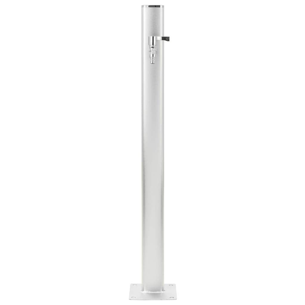vidaXL Garten-Wassersäule Aluminium 95 cm