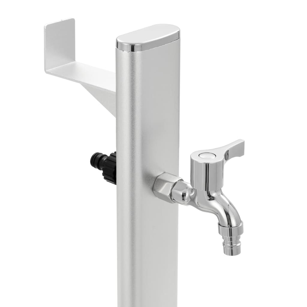 vidaXL Garten-Wassersäule Aluminium 95 cm