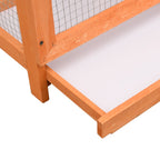 vidaXL Vogelkäfig Kiefernholz & Tannenholz 125,5x59,5x164 cm