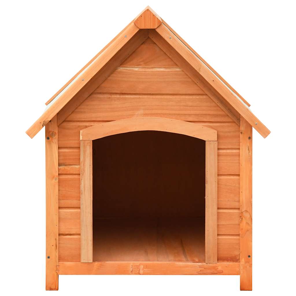 vidaXL Hundehütte Kiefernholz & Tannenholz Massiv 72x85x82 cm