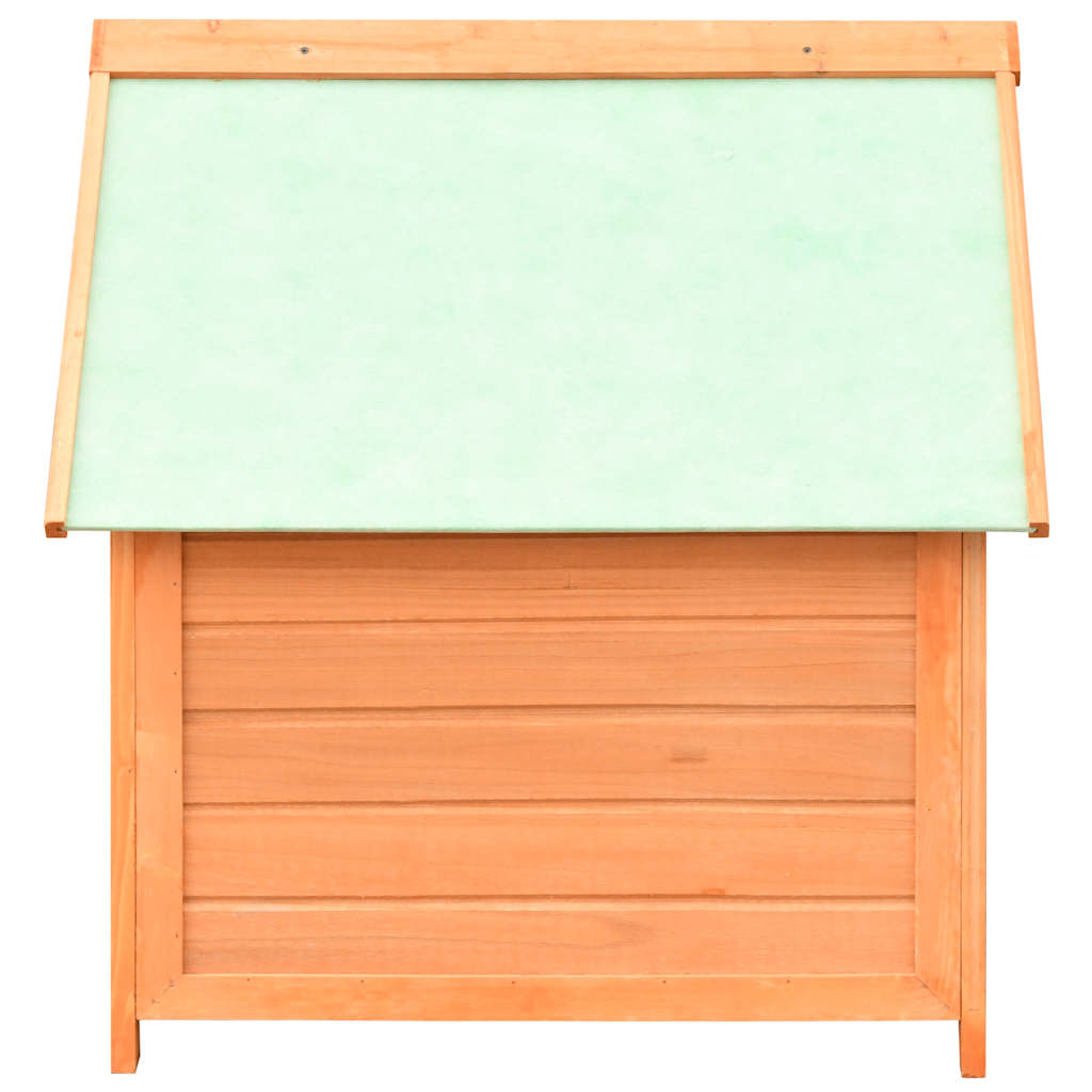 vidaXL Hundehütte Kiefernholz & Tannenholz Massiv 72x85x82 cm