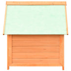 vidaXL Hundehütte Kiefernholz & Tannenholz Massiv 72x85x82 cm