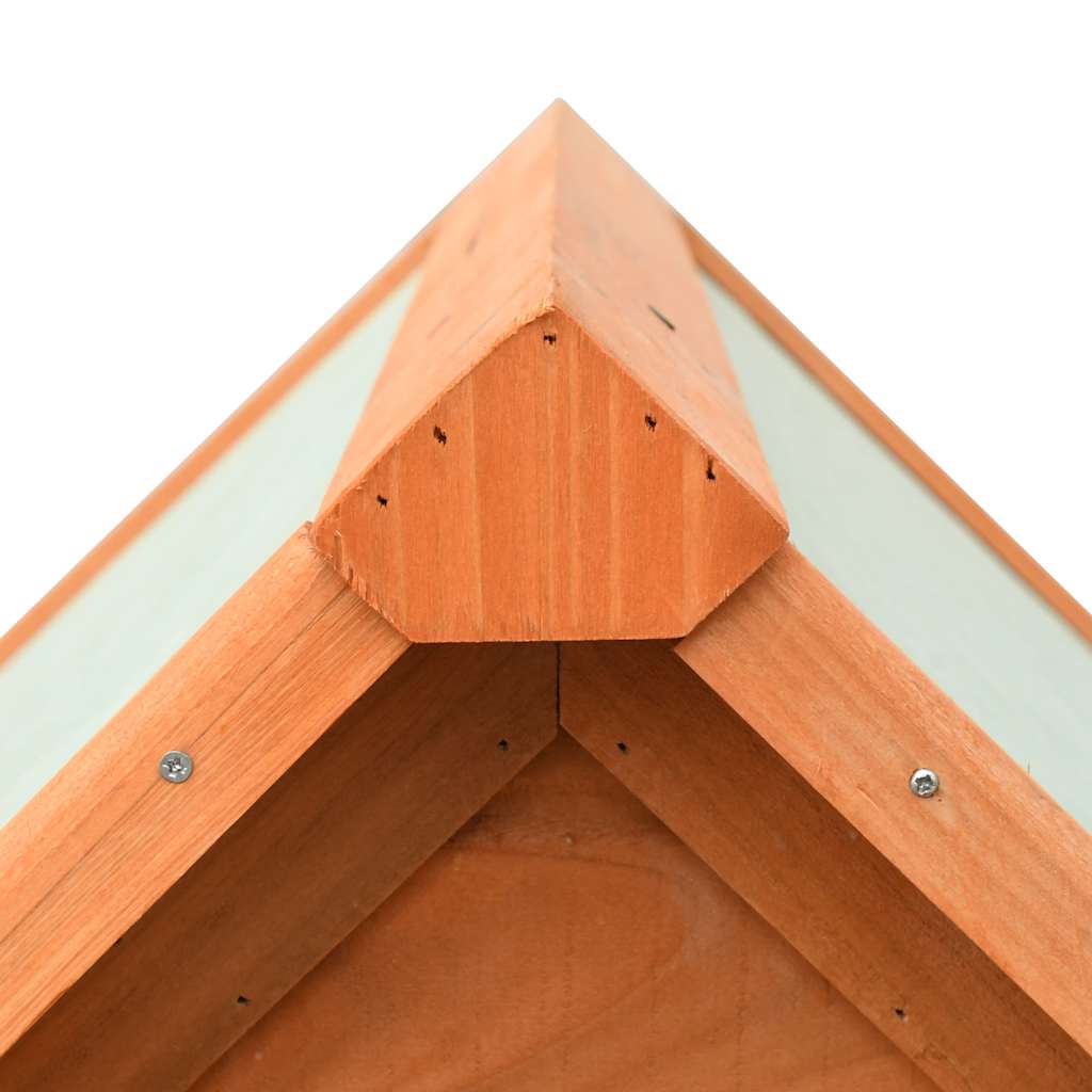 vidaXL Hundehütte Kiefernholz & Tannenholz Massiv 72x85x82 cm