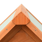 vidaXL Hundehütte Kiefernholz & Tannenholz Massiv 72x85x82 cm