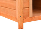 vidaXL Hundehütte Kiefernholz & Tannenholz Massiv 72x85x82 cm