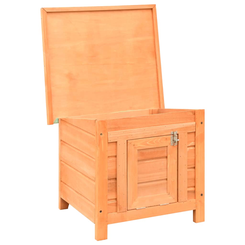 vidaXL Katzenhaus 50x46x43,5 cm Kiefernholz & Tannenholz
