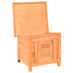 vidaXL Katzenhaus 50x46x43,5 cm Kiefernholz & Tannenholz