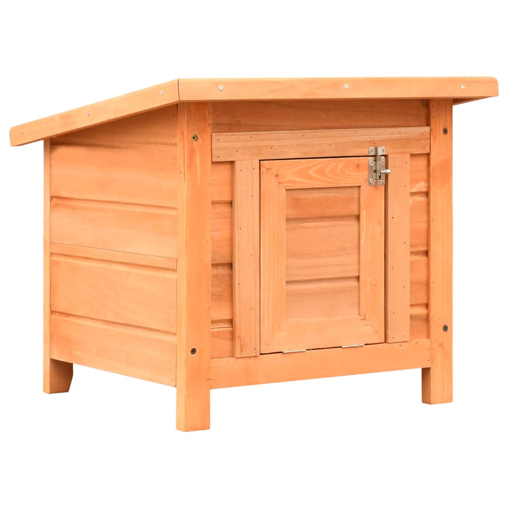 vidaXL Katzenhaus 50x46x43,5 cm Kiefernholz & Tannenholz