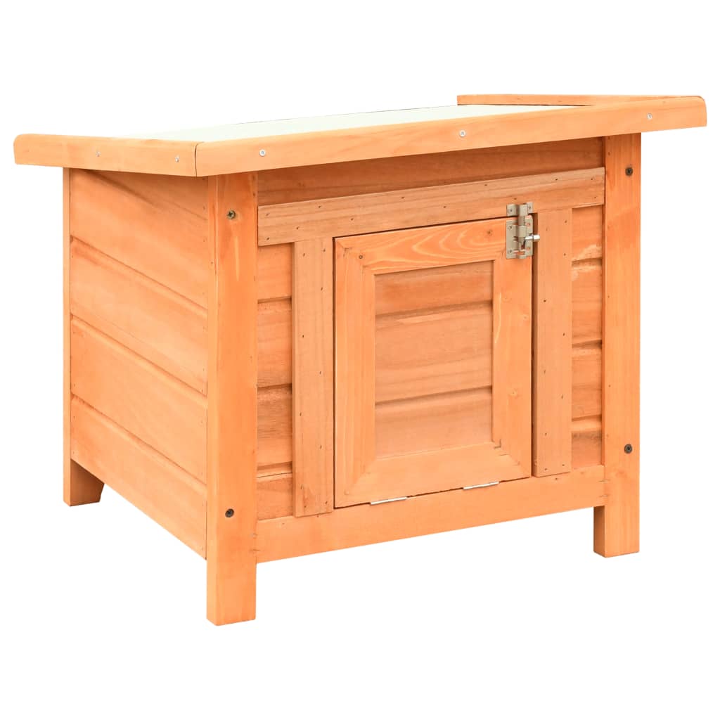 vidaXL Katzenhaus 50x46x43,5 cm Kiefernholz & Tannenholz