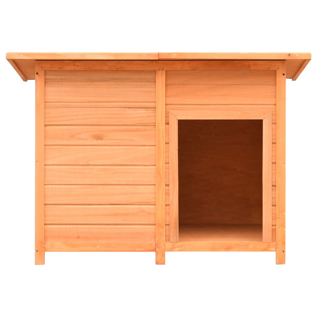 vidaXL Hundehütte Kiefernholz & Tannenholz 120x77x86 cm