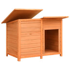 vidaXL Hundehütte Kiefernholz & Tannenholz 120x77x86 cm