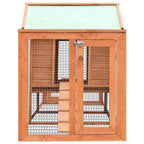 vidaXL Kaninchenstall 310x70x87 cm Kiefernholz & Tannenholz
