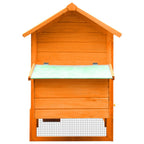 vidaXL Hühnerkäfig 170x81x110 cm Kiefernholz & Tannenholz