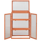 vidaXL Gewächshaus-Schrank Holz 75x47x109 cm