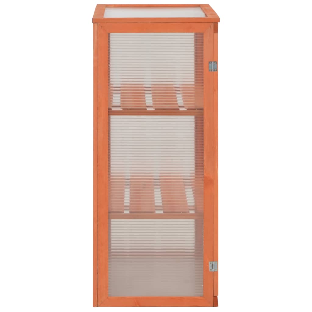 vidaXL Gewächshaus-Schrank Holz 75x47x109 cm