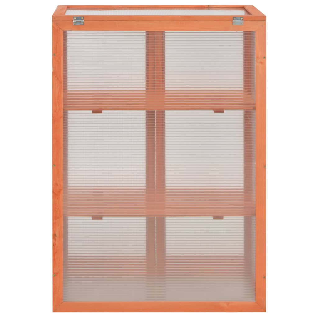 vidaXL Gewächshaus-Schrank Holz 75x47x109 cm