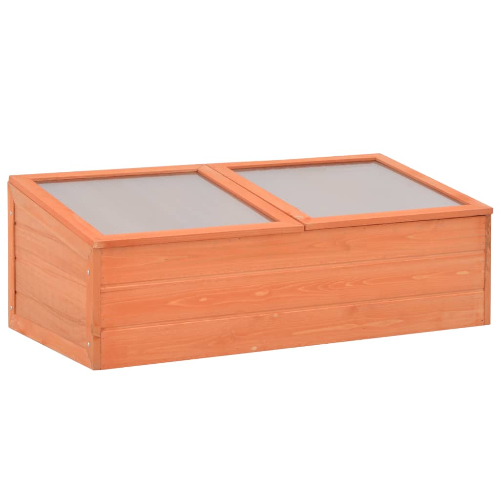 vidaXL Frühbeet Holz 100x50x34 cm