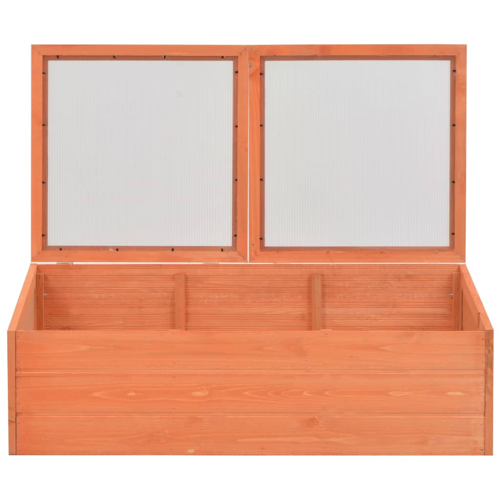 vidaXL Frühbeet Holz 100x50x34 cm