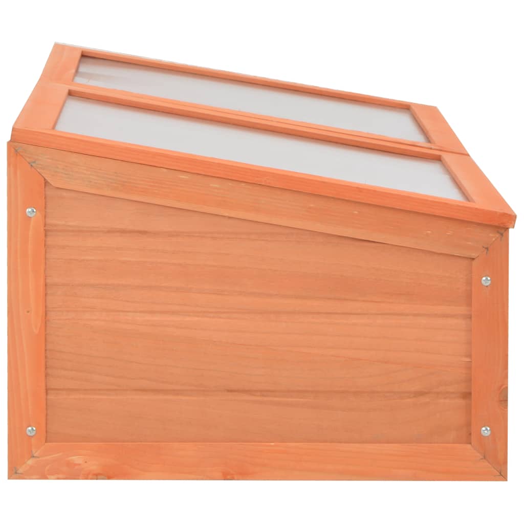 vidaXL Frühbeet Holz 100x50x34 cm