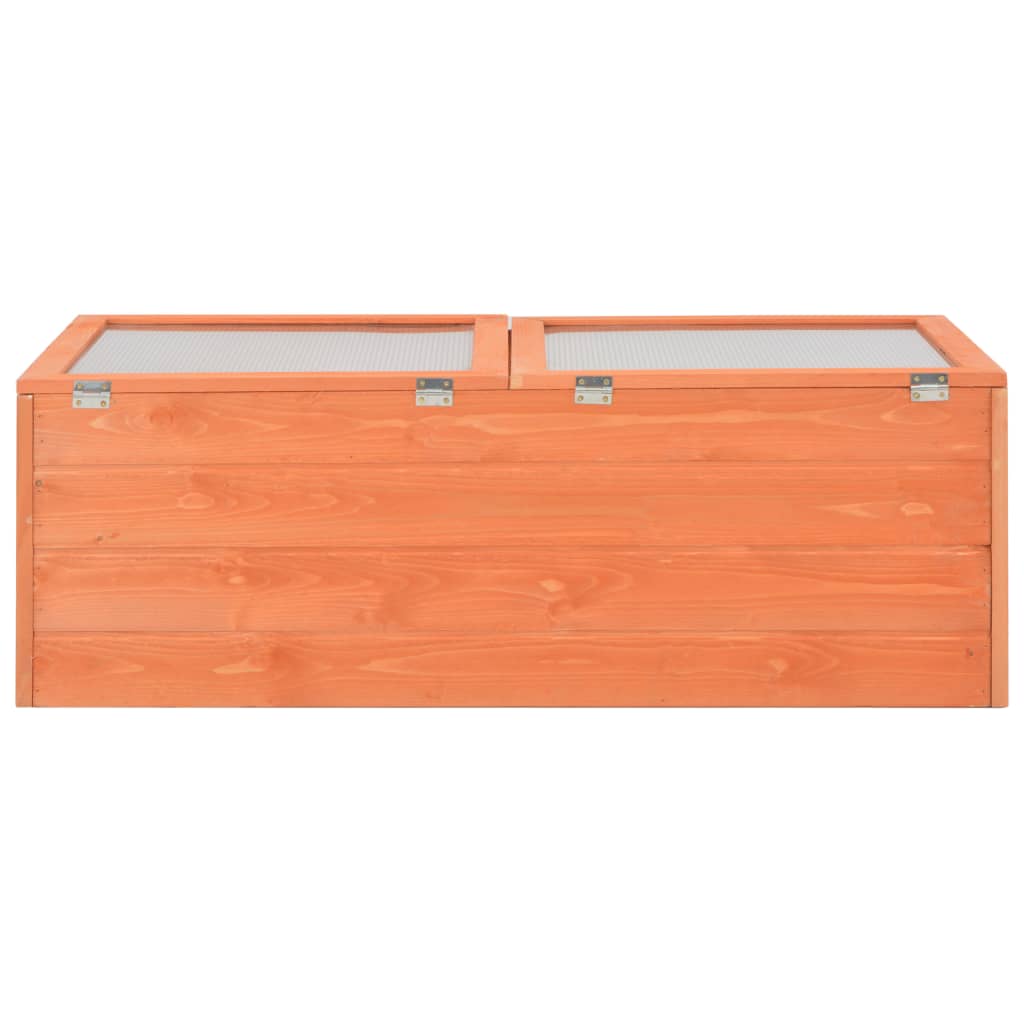 vidaXL Frühbeet Holz 100x50x34 cm