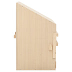 vidaXL Legenest für Hühner 2 Fächer 63x40x65 cm Massivholz Kiefer