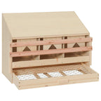 vidaXL 3er Legenest 72x33x54 cm Massivholz Kiefer