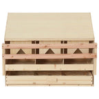 vidaXL 3er Legenest 72x33x54 cm Massivholz Kiefer