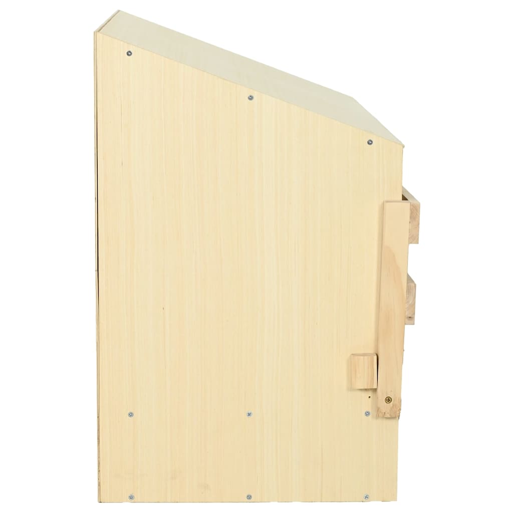 vidaXL Legenest für Hühner 3 Fächer 93x40x65 cm Massivholz Kiefer
