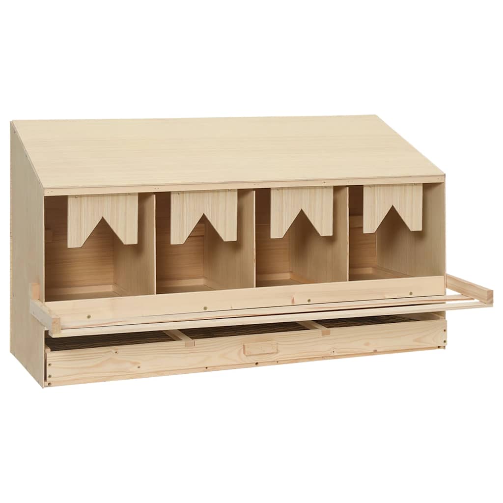 vidaXL 4er Legenest 106x40x59 cm Massivholz Kiefer