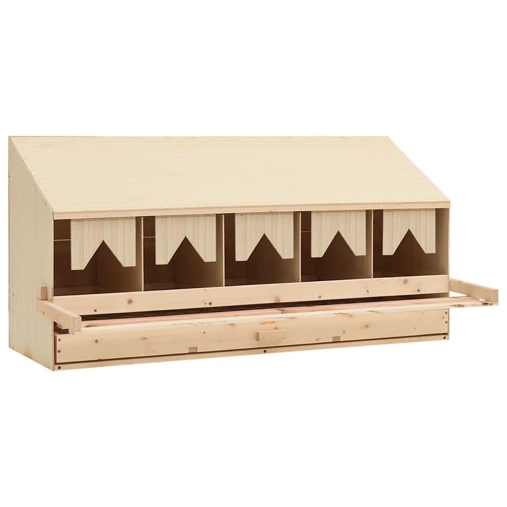 vidaXL 5er Legenest 117x33x54 cm Massivholz Kiefer