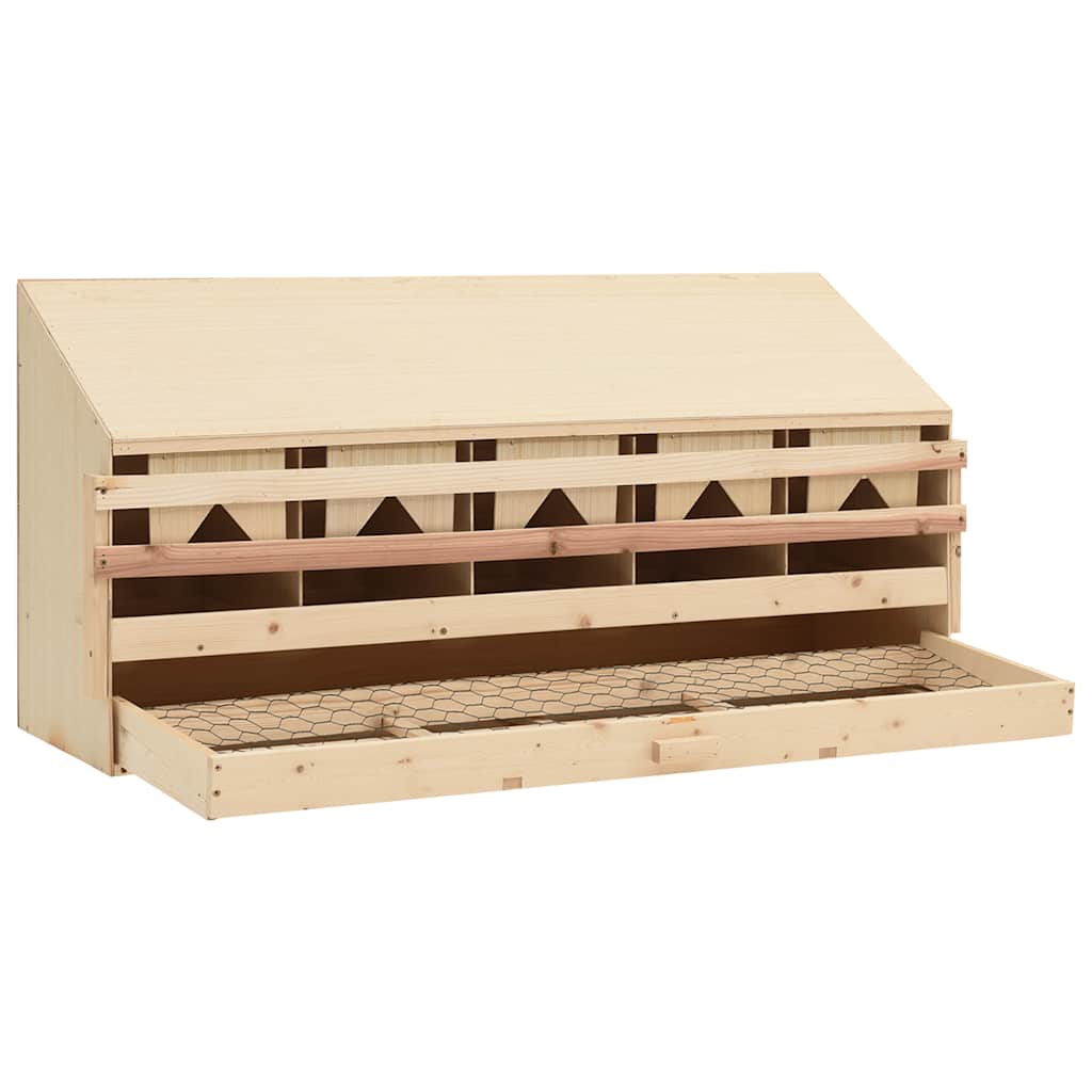 vidaXL 5er Legenest 117x33x54 cm Massivholz Kiefer