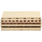 vidaXL 5er Legenest 117x33x54 cm Massivholz Kiefer
