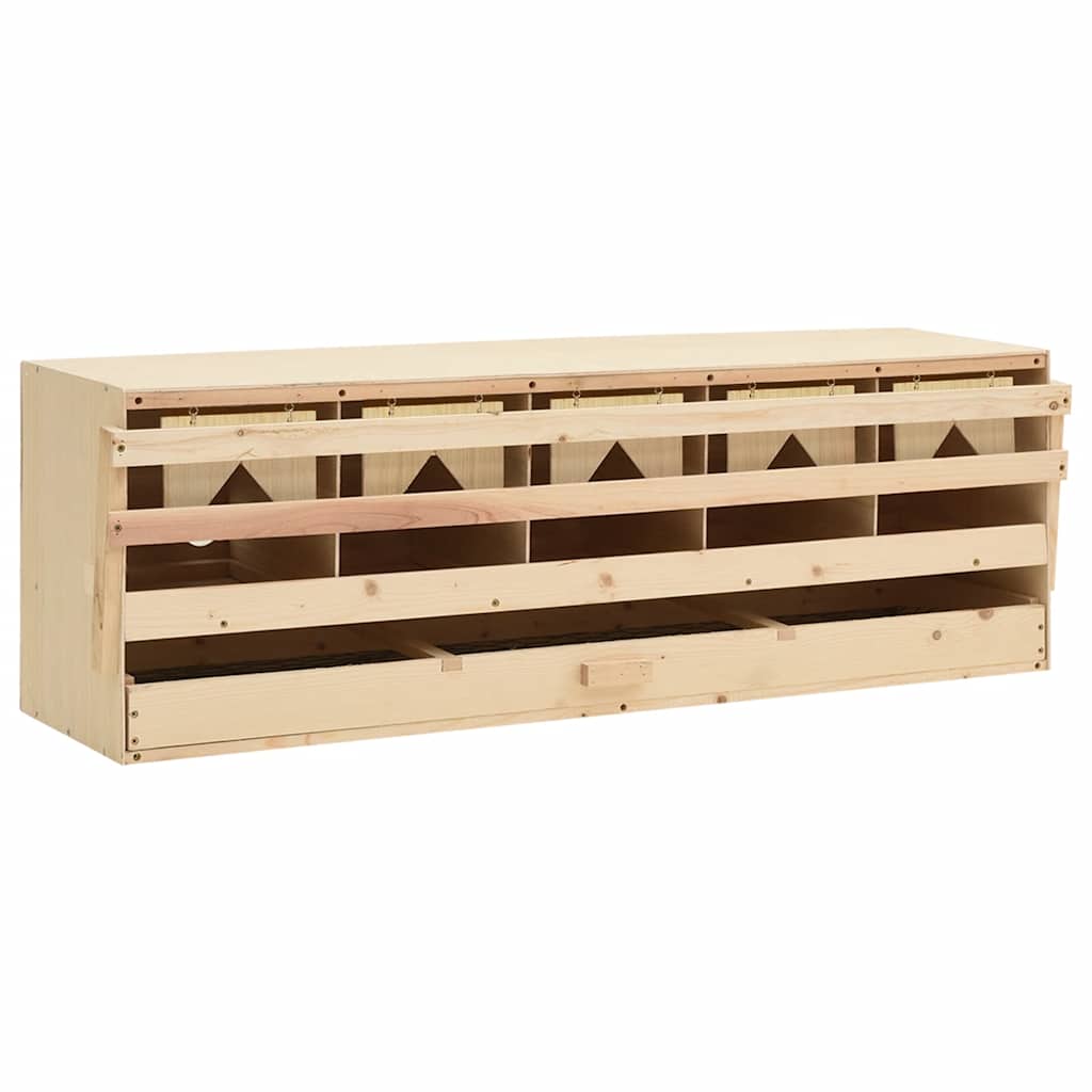 vidaXL 5er Legenest 117x33x54 cm Massivholz Kiefer
