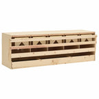 vidaXL 5er Legenest 117x33x54 cm Massivholz Kiefer