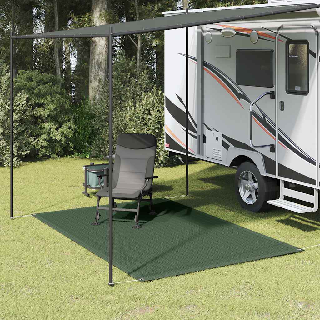 vidaXL Zeltteppich 250 x 300 cm HDPE Grün
